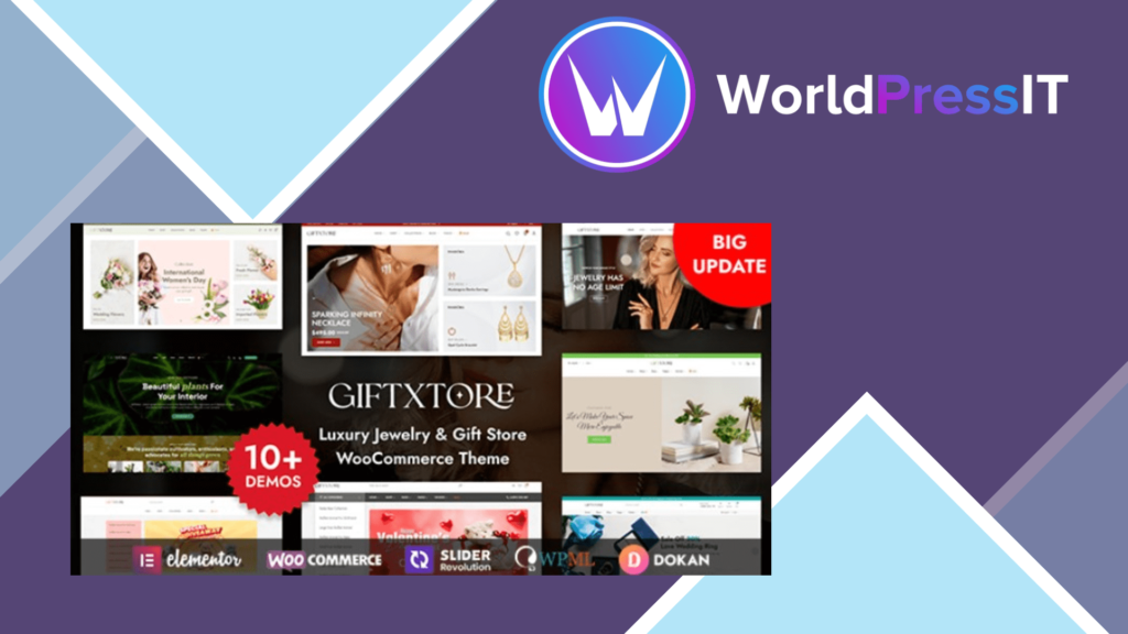 GiftXtore - Luxury Jewelry and Gift Store Elementor WooCommerce WordPress Theme