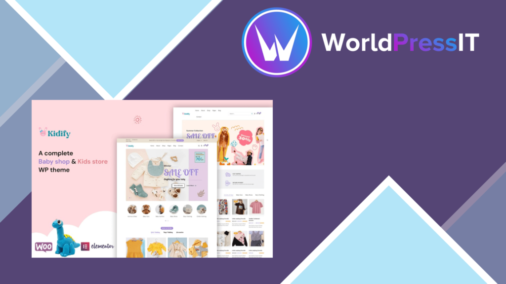 Kidify – Baby Store Woocommerce Kids Shop Theme