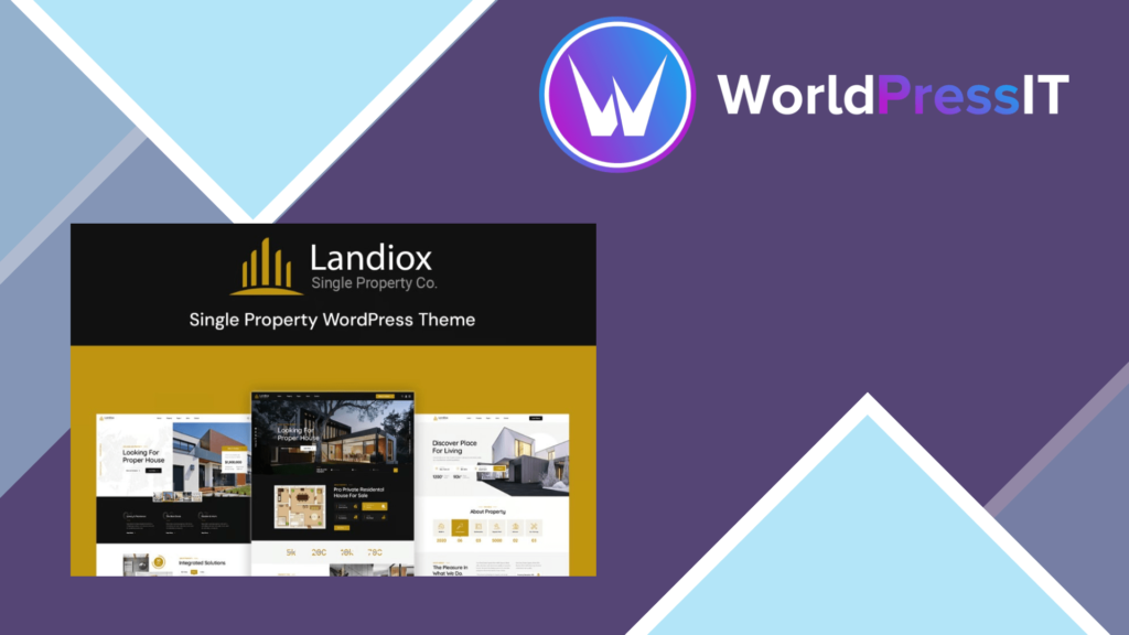 Landiox – Single Property WordPress Theme