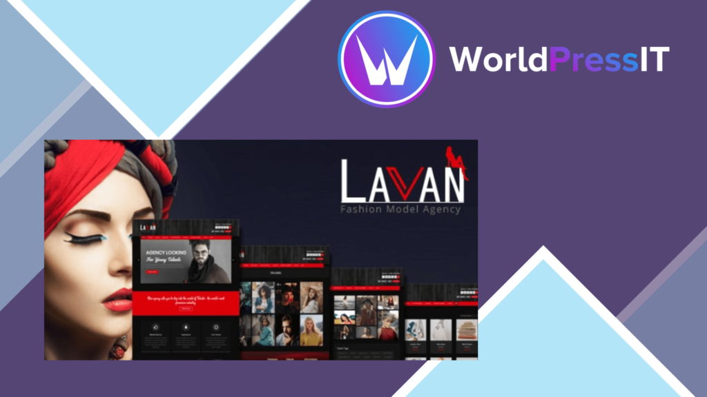 Lavan - Fashion Model Agency WordPress CMS Theme