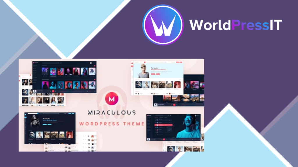 Miraculous - Online Music Store WordPress Theme