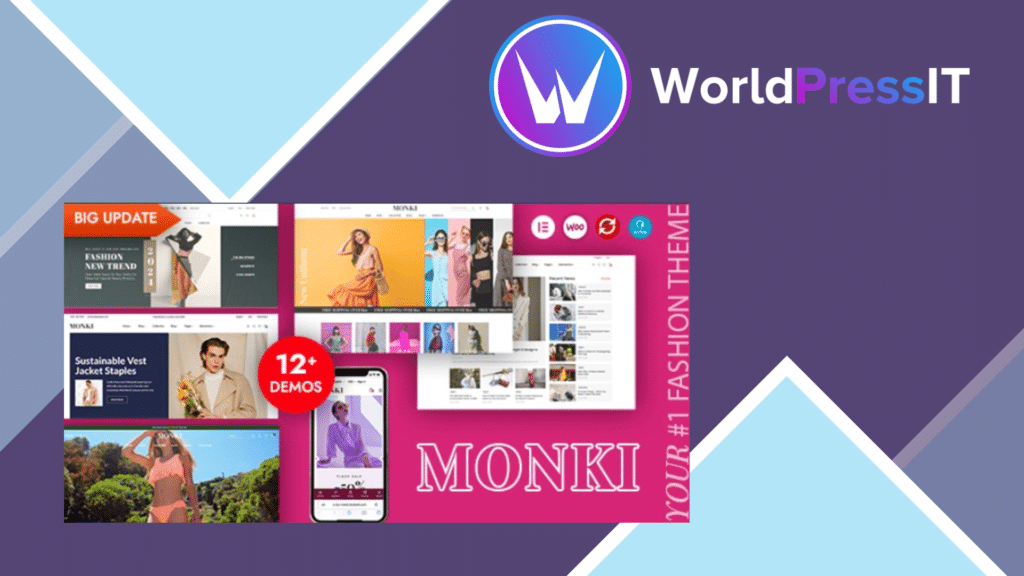 Monki - Elementor Fashion WooCommerce WordPress Theme