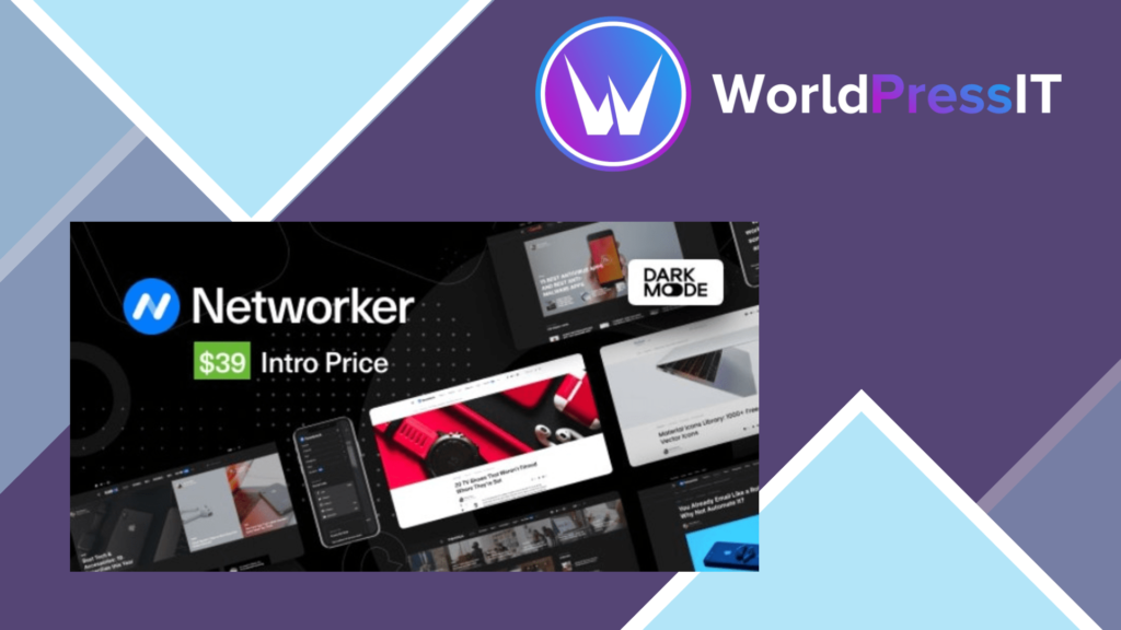 Networker - Tech News WordPress Theme with Dark Mode