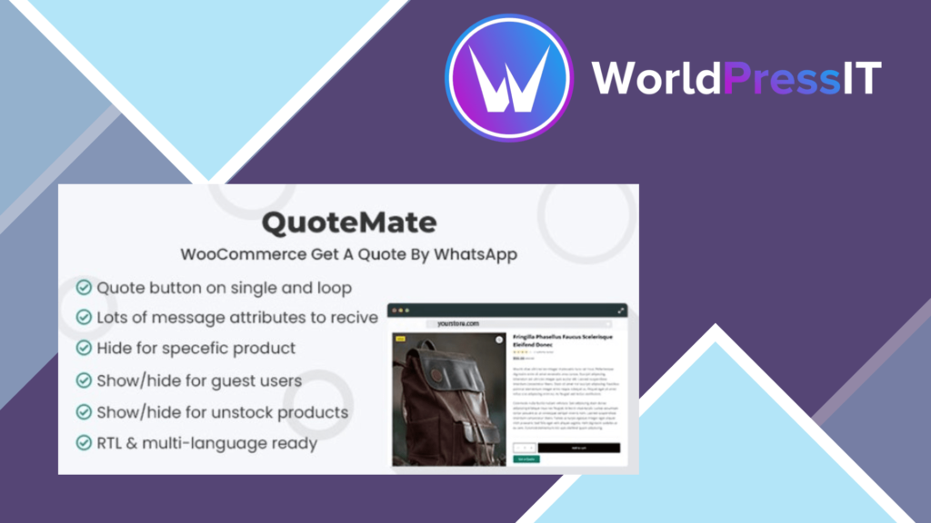 QuoteMate - WooCommerce Get A Quote