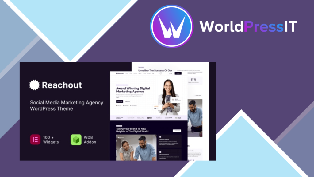 Reachout - Social Media Marketing Agency WordPress Theme