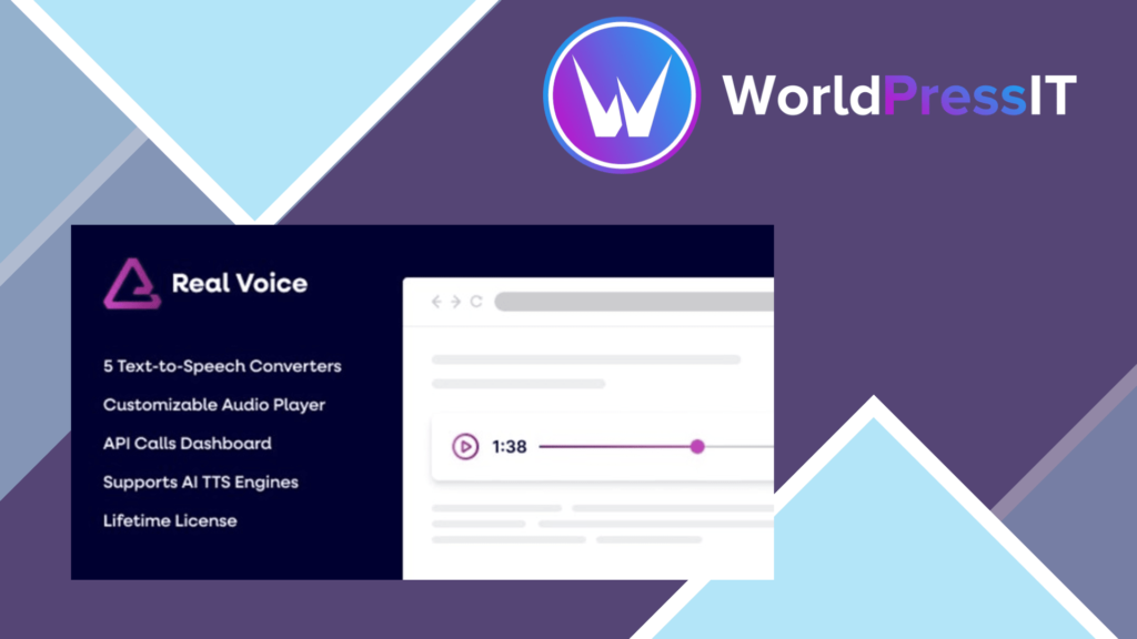 Real Voice - AI Text to Speech Plugin for WordPress