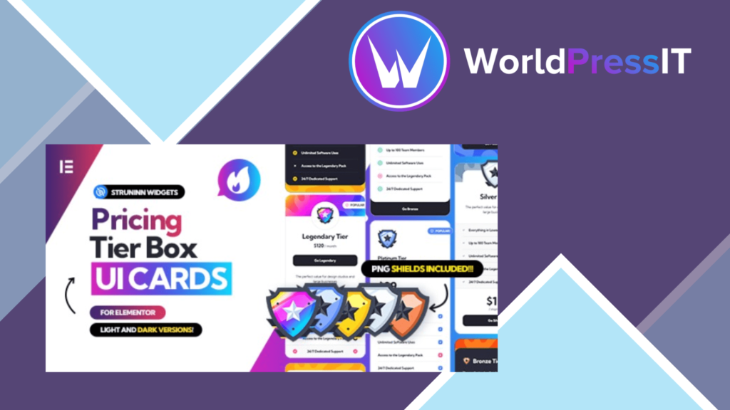 Struninn - Pricing Table - UI Cards for Elementor
