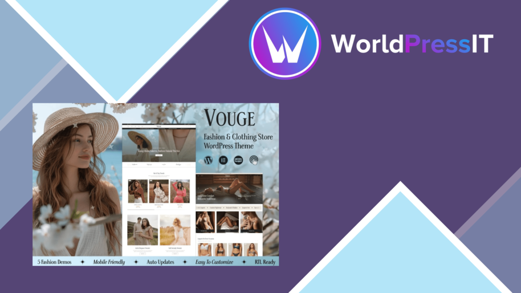 Vouge – Fashion Store WooCommerce Theme