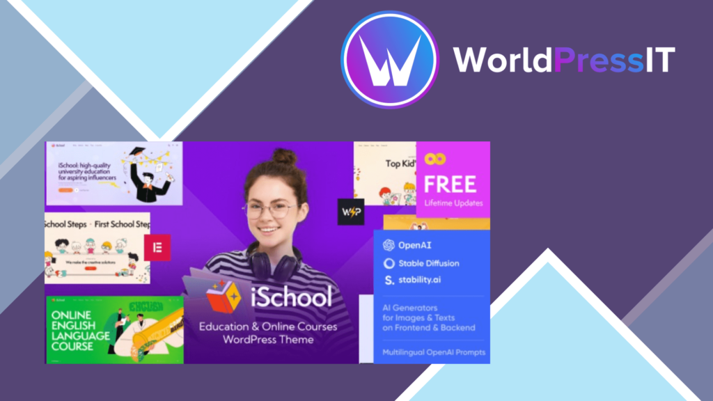 iSchool - Education and Online Courses WordPress Theme