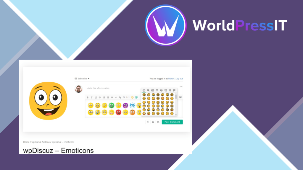 wpDiscuz – Emoticons