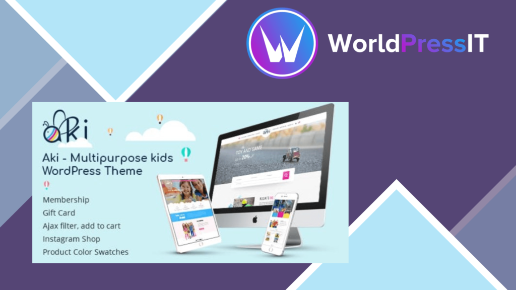 Aki - Multipurpose Kids WordPress Theme