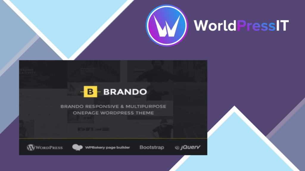 Brando - Responsive and Multipurpose OnePage WordPress Theme