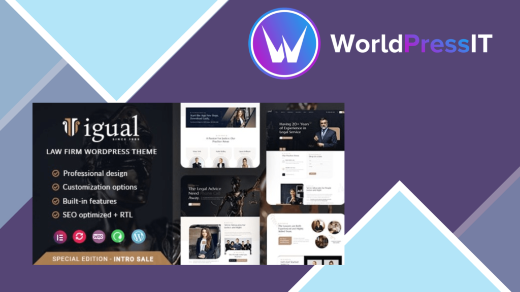 Igual - Law Firm WordPress Theme