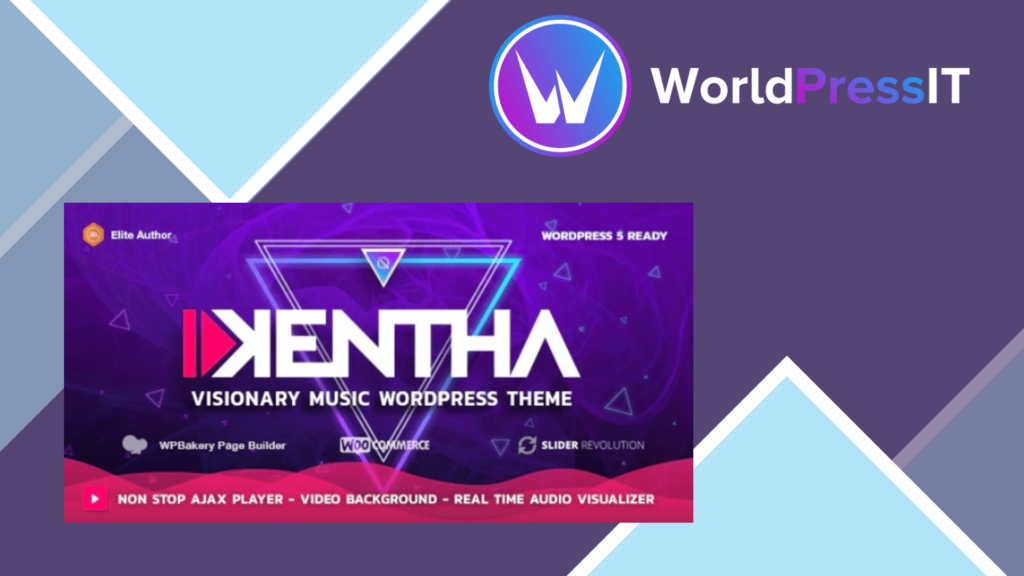 Kentha - Non-Stop Music WordPress Theme with Ajax