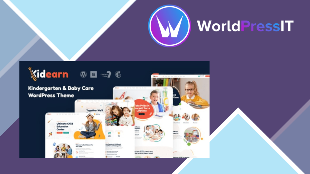 Kidearn - Kindergarten and Baby Care WordPress Theme