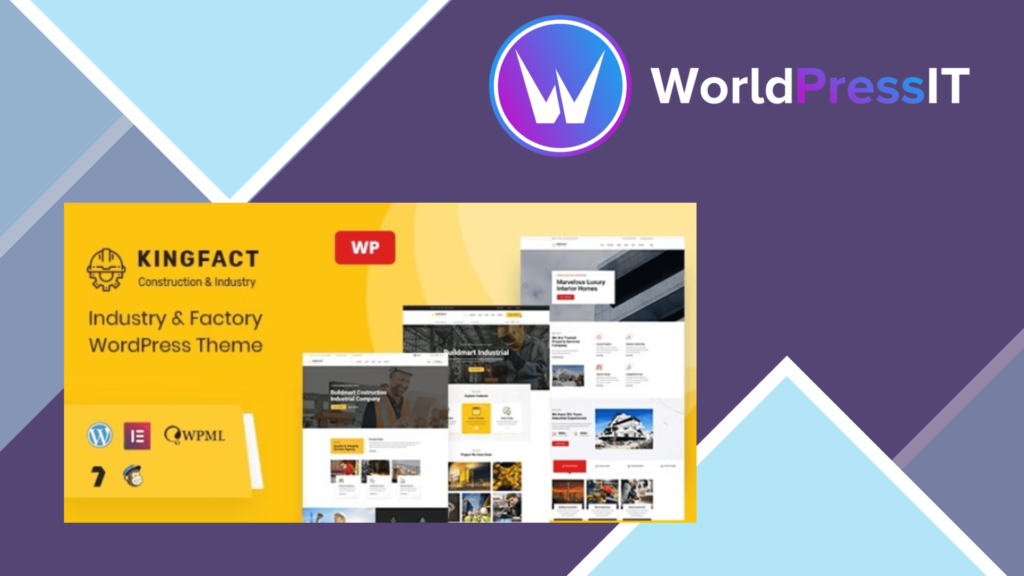 Kingfact | Industry and Factory WordPress Theme + RTL