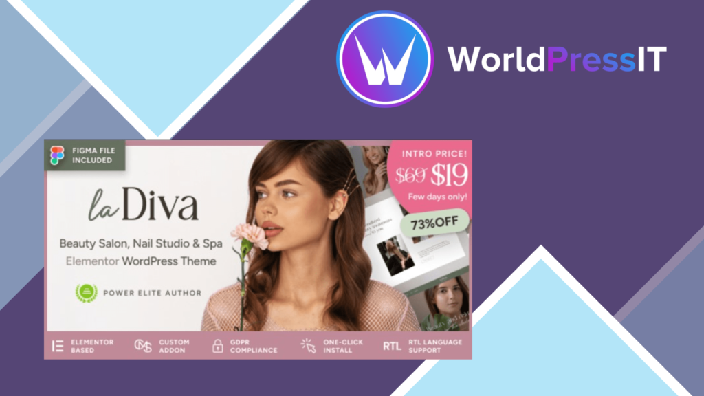 La Diva - Beauty Salon and Spa WordPress Theme