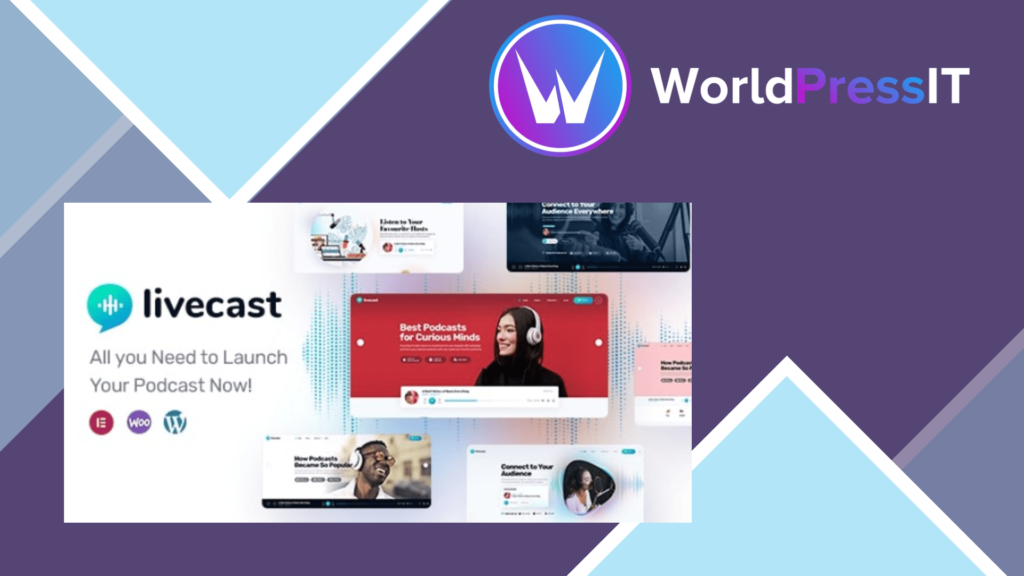 Livecast - Podcast WordPress Theme