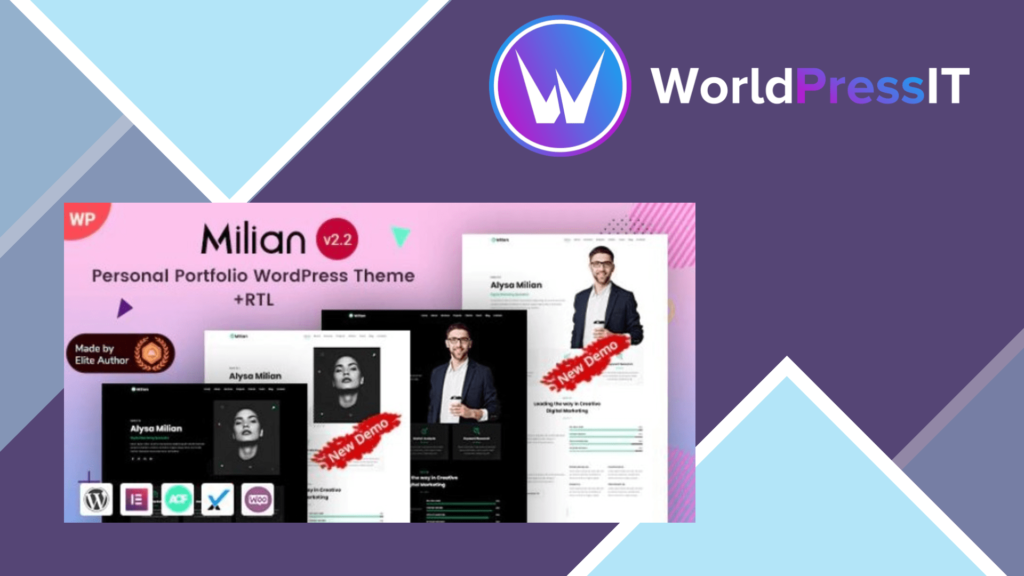 Milian - Personal Portfolio Elementor WordPress