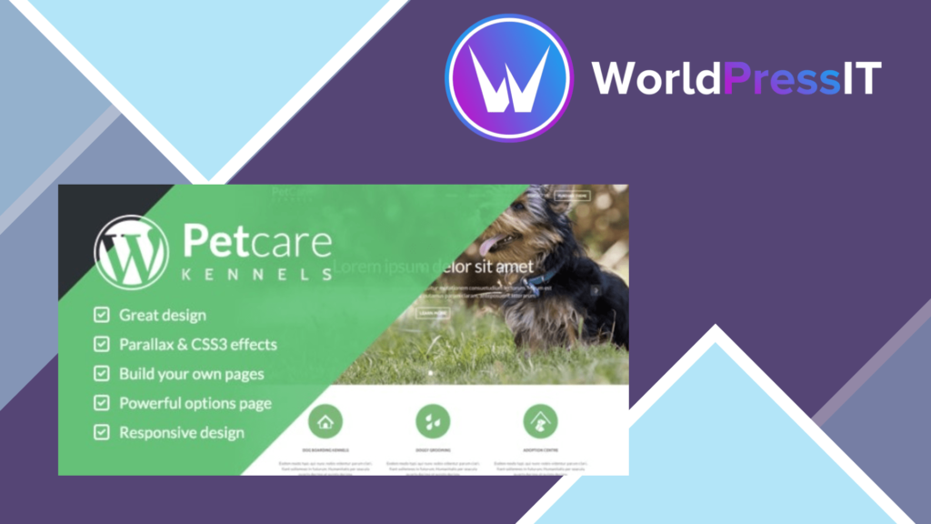 PetCare Dog Kennels WordPress Theme