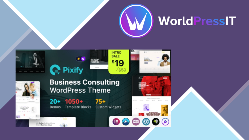 Pixify - Business Consulting WordPress Theme