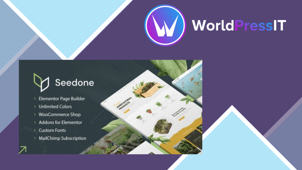 SeedOne - Agriculture WordPress theme