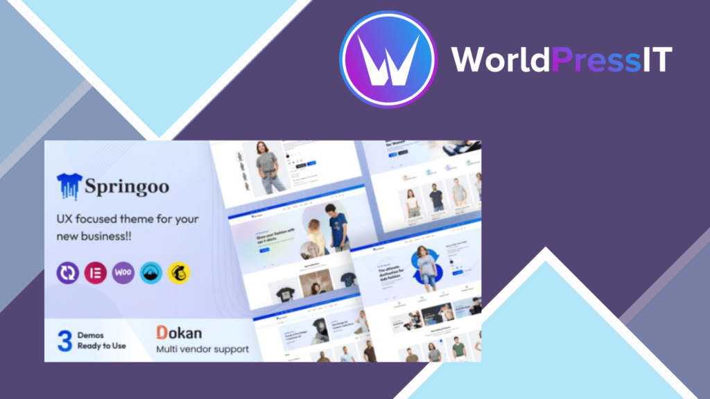 Springoo - Fashion and T-shirt WooCommerce WordPress Theme