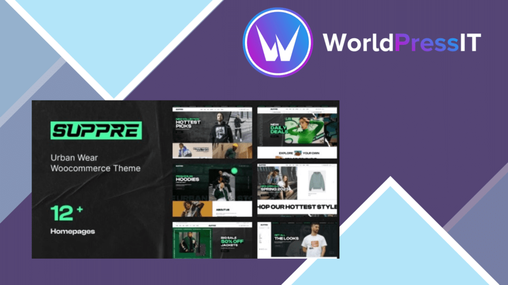 Suppre - Urban Wear WooCommerce Theme