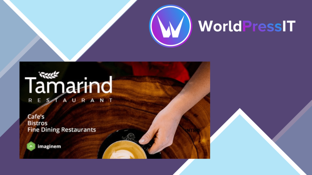 Tamarind - Restaurant Theme for WordPress