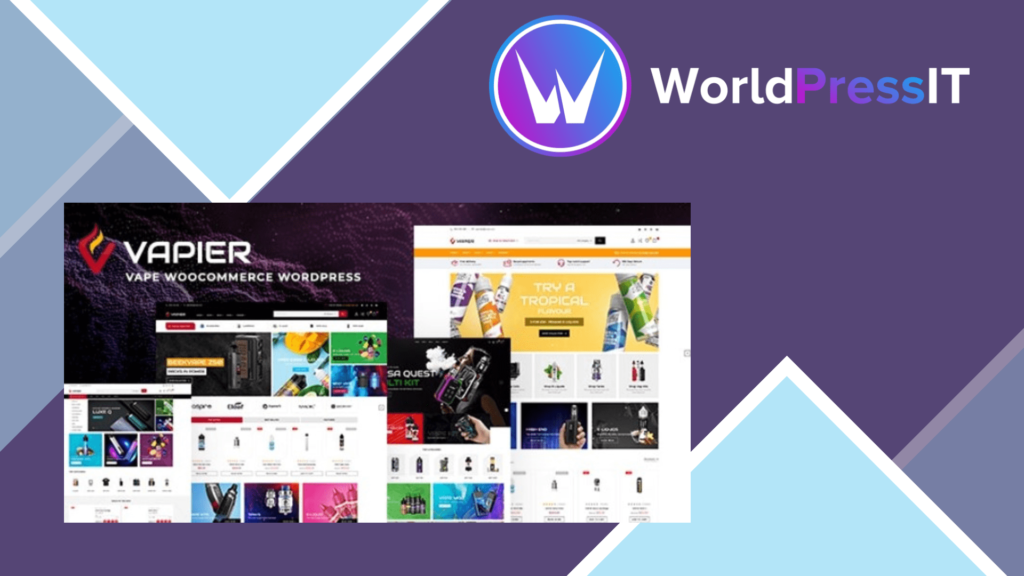 Vapier - Vape Store WooCommerce WordPress Theme