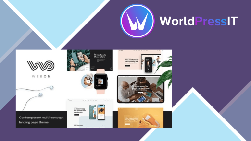 WebOn - Landing Page WordPress Theme