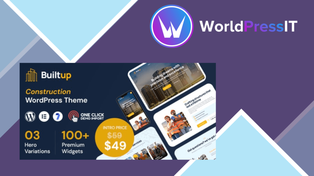 Builtup - Construction Company WordPress Theme