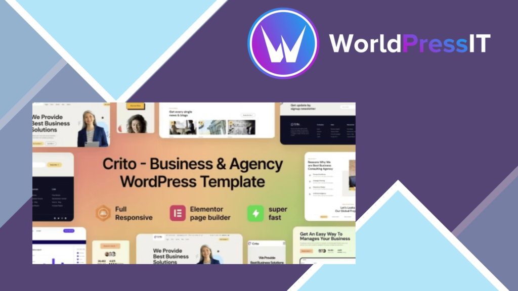 Crito - Business and Agency WordPress Theme