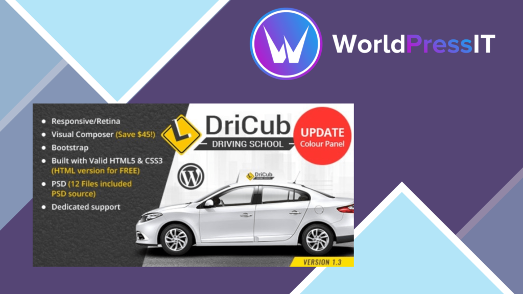 DriCub - Driving School WordPress Theme