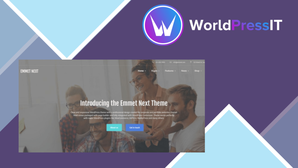 Emmet Next - WordPress Business Theme