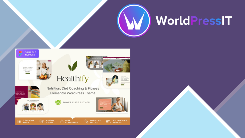 Healthify – Diet Recipes and Health Coaching Theme