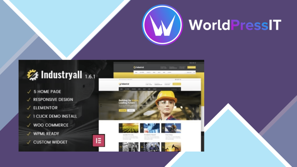 Industryall - Industrial and Factory WordPress Theme