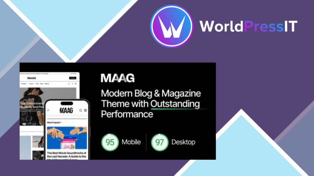 Maag - Modern Blog and Magazine WordPress Theme