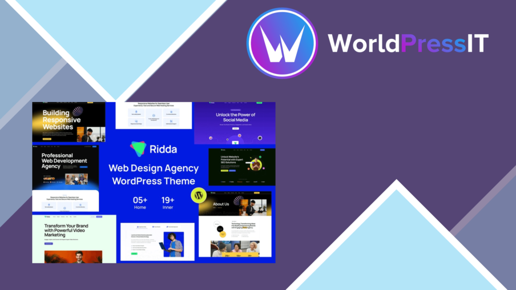 Ridda – Web Design Agency WordPress Theme