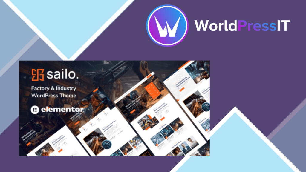 Sailo - Factory and Industry WordPress Theme