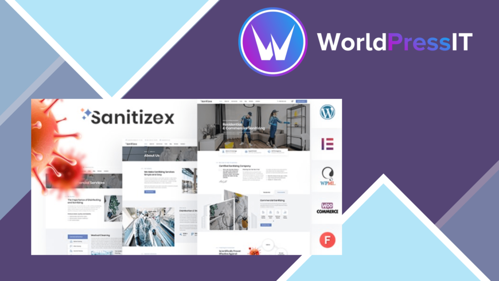 Sanitizex - Sanitizing and Cleaning Services WordPress Theme