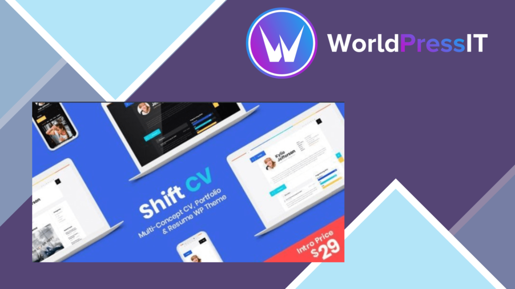 ShiftCV - Blog  Resume  Portfolio  WordPress