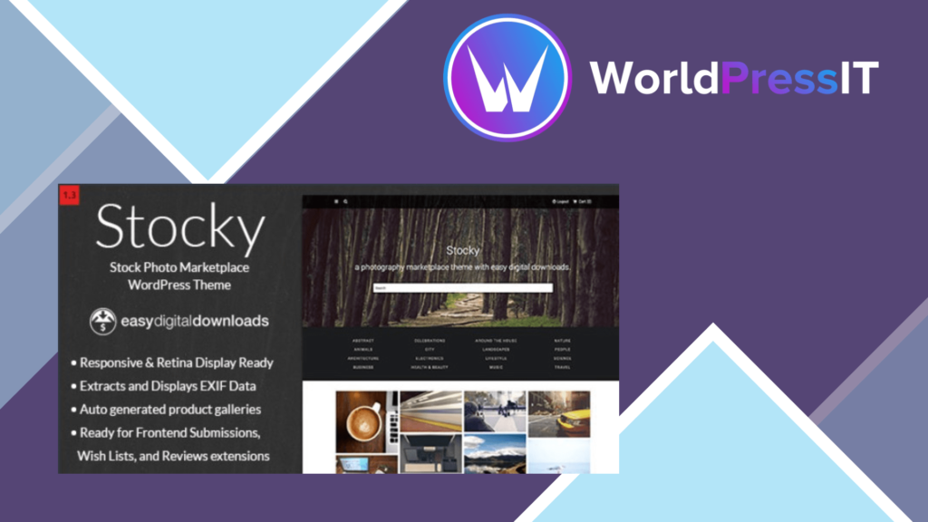 Stocky - A Stock Photography Marketplace Theme