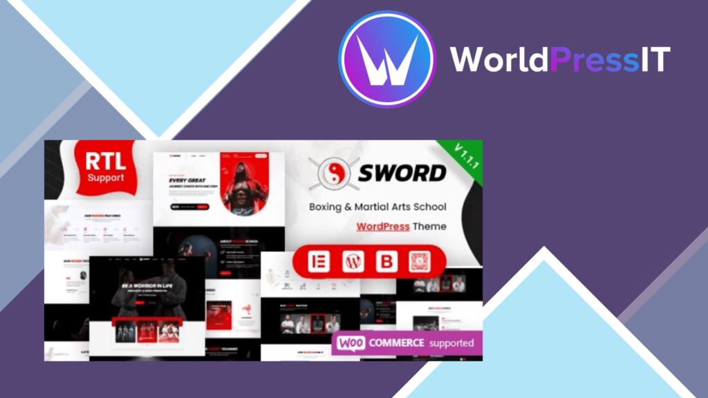 Sword - Martial Arts Boxing WordPress Theme