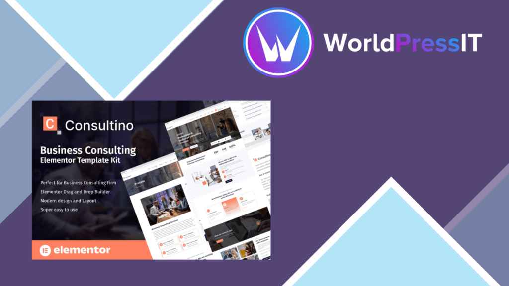 Consultino – Business Consulting Elementor Template Kit
