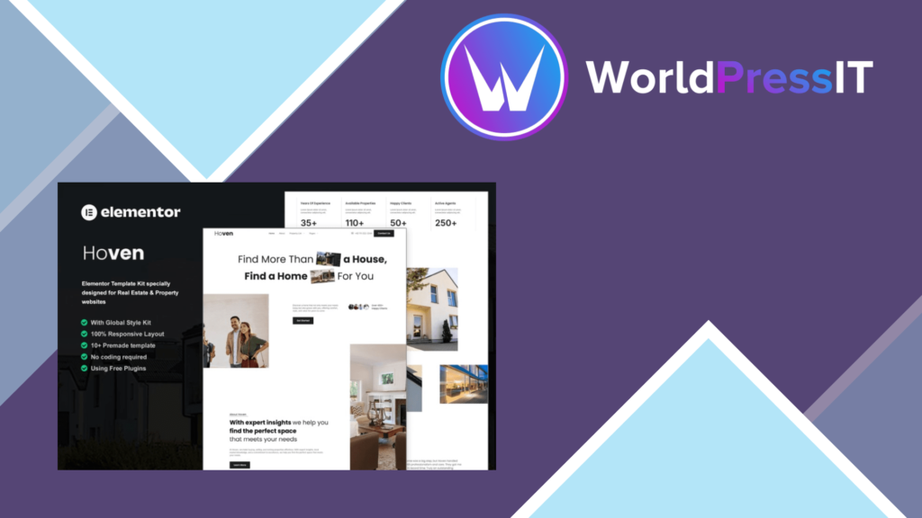 Hoven – Real Estate and Property Elementor Template Kit
