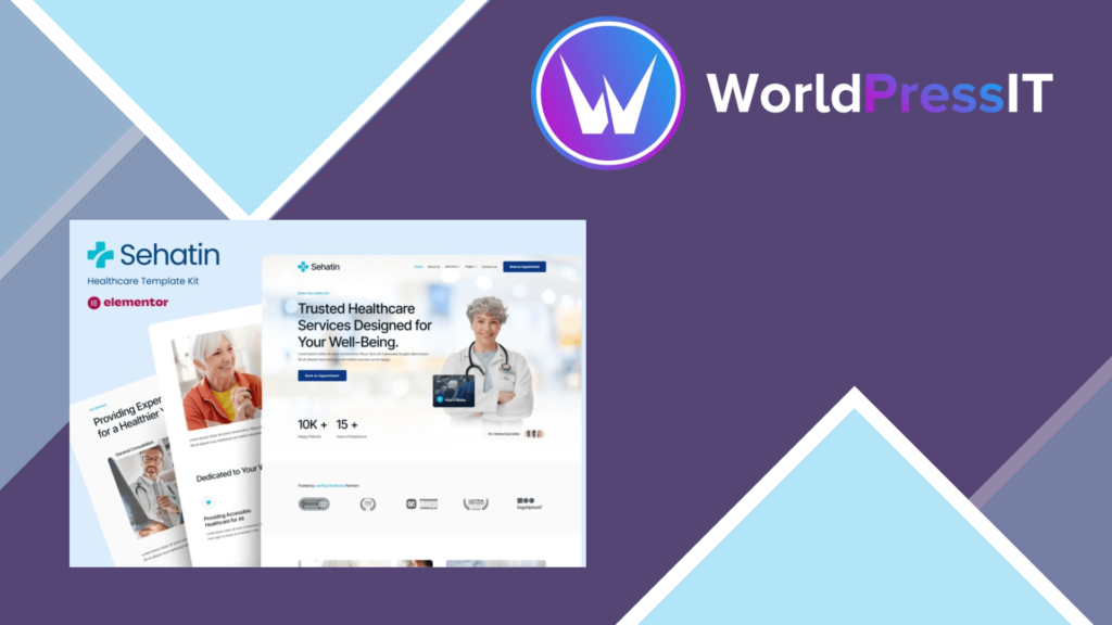 Sehatin – Health Care Service Elementor Template Kit