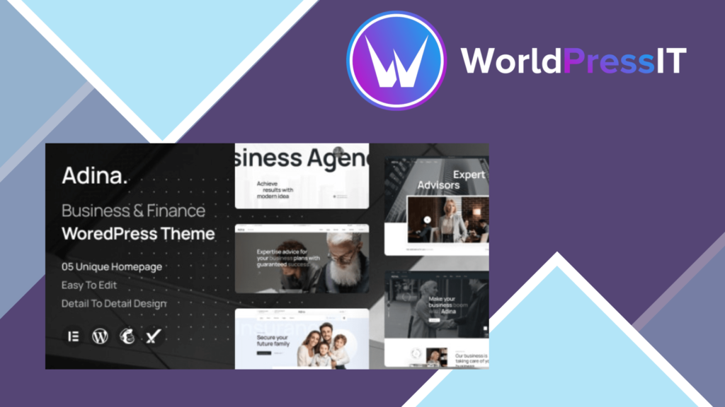 Adina - Business and Finance WordPress Theme