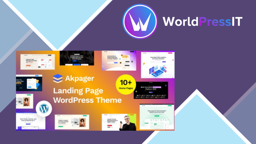 Akpager - Landing Page Elementor WordPress Theme