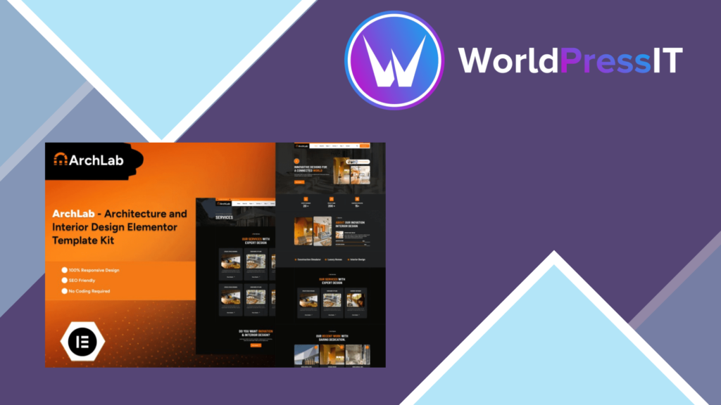 ArchLab – Architecture and Interior Design Elementor Pro Template Kit